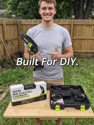 Garden made easy. #tiktokshopdealsforyoudays #dealsforyoudays #seesesuperbrandday #minichainsaw #woodwork