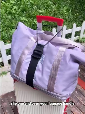 NoMorechaoticluggage!ThisstrapLetsYoucarryMultipleBagsLikeapro#tiktokshopsummersale#TravelHacks#LuggageEssentials#TravelMustHave#PackingTips