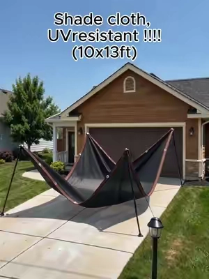 The easiest and most budget-friendly way to protect your yard #sunshadenet #outdoornet #summerwins #shadenet #GardenShade