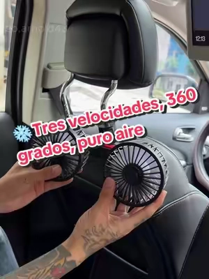 ❄️ Doble ventilador, 360 grados, tres velocidades#clipfan#coolingfan#fan#portablefan#summeressentials