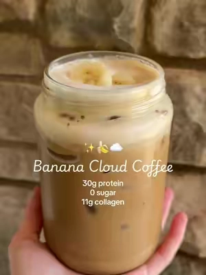 This bundle makes me 🤤 #proffee #proteincoffee #bananabreadlatte #protein #icedcoffee 