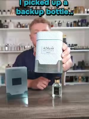 The new Shiyaaka Sky is so good, I picked up a backup bottle. #fragrance #perfume #cologne #fragrancetiktok #perfumetiktok @BeautyHouse US iful