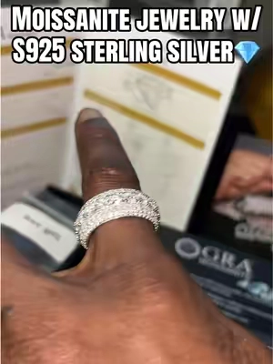 #moissanite #jewlery #sterlingsilver #moissanitering #tiktokshopcreatorpicks 