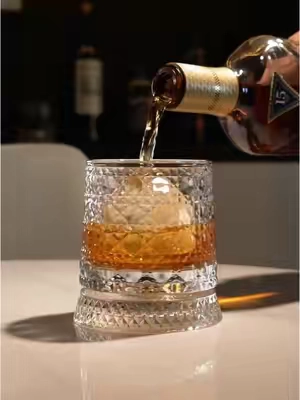 Sometimes, the second glass is where the night begins.🧊🥃🎵#Whiskey #WhiskeyGlass #Tipsy #cup #summersales #relax #drink #giftsforhim #dadsoftiktok 