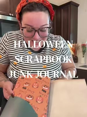 🎃Spooky and fun Halloween craft book for junk journaling and scrapbooking! #junkjournal #junkjournalideas #halloween #scrapbooking #tiktokshopsummersale 
