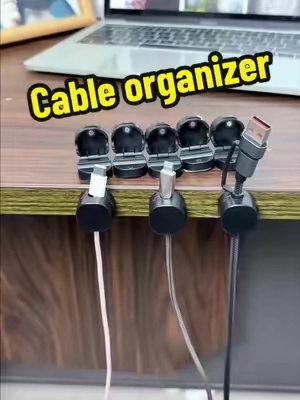 Friends, try this magnetic cable organizer to make your desktop tidier.#Desktop Organization #Manager #tiktok #magnetic #tiktokshopsummersale 