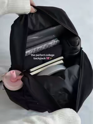 The sign to upgrade your school backpack 🖤✨ #bagsmart #backpack #schoolbackpack #backpacking #newsemester 