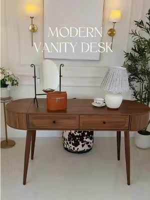 so chic and so affordable ✨🫶🏻 #makeupvanity #workdesk #homefinds #homedesign #homefurniture 