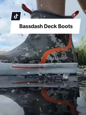 Bassdash 6" Deck Boots should be in everyone's closet.  Useful well beyond the boat, these come in handy for rainy days, yard work, and more.  #deckboots #boatshoes #fishing #boating #tiktokshopcreatorpicks 