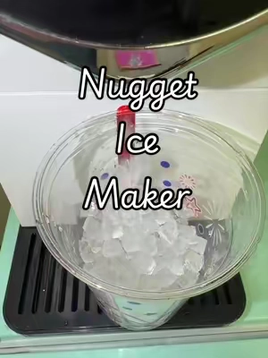 Countertop nugget ice maker with auto ice dispense, self-cleaning, soft chewable pellet ice, touchscreen controls, and 33 lbs of ice per day. @Antarctic Star #NuggetIceMaker #icemaker #chewyice #TikTokShopSummerSale ##TikTokShopBackToSchool 