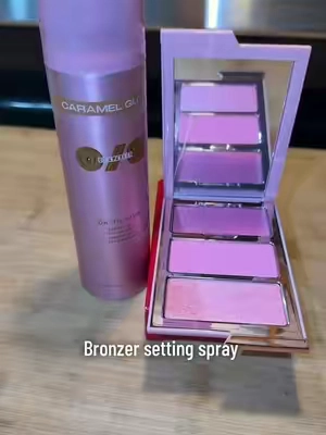 Blush trio and a bronzer setting spray, YES PLEASE!! @ONE SIZE BEAUTY #settingspray #onesizebeauty 