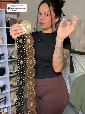 Respuesta a @lopezyessy29 yo agarré la talla 90 y están preciosos estos cintos vaqueros #cintosvaqueros #cintosvaqueros #vaqueraoutfits #cinturonvaquero #vaquerita 