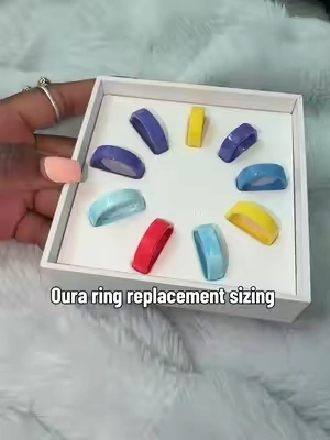 OURA ring replica sizing #ringsize #ouraring 
