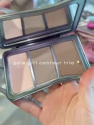 If your vibe is Slavic doll makeup, this swatch is your sign. 🪽✨ #SymphonyContourTrio in Fair  Create realistic, cool-toned shadows and soft definition. #swatch #cooltonedmakeup #cooltonedcontour #contourhack