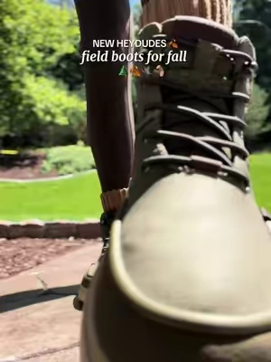 @HeyDude If you’re building your fall wardrobe, these are the boots you’ll keep reaching for. 🤎🍂 The new HEYDUDE Waxed Canvas Field Boots combine a timeless heritage-inspired look with lightweight comfort, a water-resistant design, and an easy-on elastic lace system that makes them effortless to wear. They pair perfectly with jeans, leggings, flannels, chunky sweaters, and all of your favorite cozy fall outfits. If you’re looking for versatile women’s fall boots that are both stylish and practical, don’t skip these. #FallFashion #FallBoots #HeyDude #CozyStyle #TikTokShopFinds 