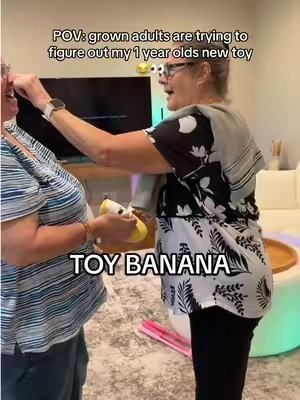 It’s like magic 😂 #sensorybanana #musicalbanana 