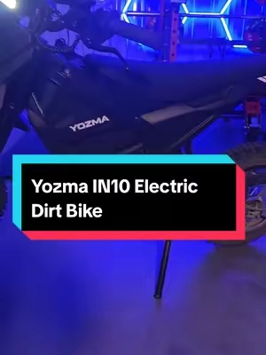 Take your off-road adventures to the next level with the YOZMA IN10 electric dirt bike. With powerful acceleration, rugged suspension, all-terrain tires, and a quiet electric drivetrain, it's built for trails, fields, and outdoor fun while delivering an exciting riding experience. #ElectricDirtBike #YozmaIN10 #EDirtBike #OffRoadAdventure #ElectricRide 