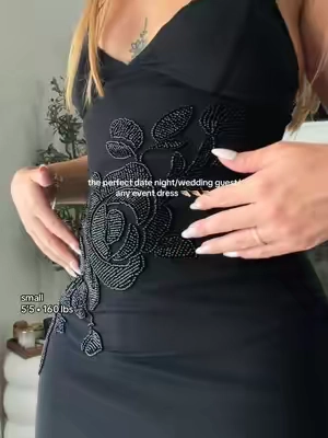 small • true to size • 5’5 • 160 lbs #datenightdress #loungedress #goingoutdress #tiktokshopsummersale #tiktokshopcreatorpicks 