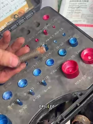 GJANSH 26/44PCS Nut and Bolt Thread Checker - Comprehensive Bolt Size and Thread Gauge Tool,#tiktok #tiktokshop 