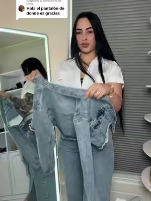 Respuesta a @Luisa… chaqueta y pantalones de mesclilla #fashionnova #denimpants #denim #fashion 