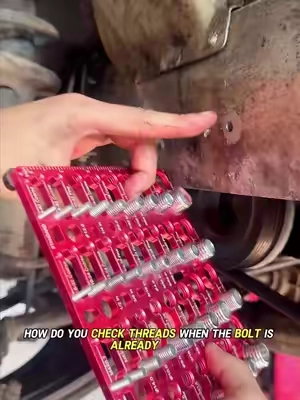 GJANSH 26/44PCS Nut and Bolt Thread Checker - Comprehensive Bolt Size and Thread Gauge Tool,#tiktok #tiktokshop 