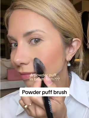 The N19…the brush designed to replace our powder puffs 🖤 — #bkbeauty #makeupbrushes #powderpuff #concealerbrush #tiktokshopsummersale 