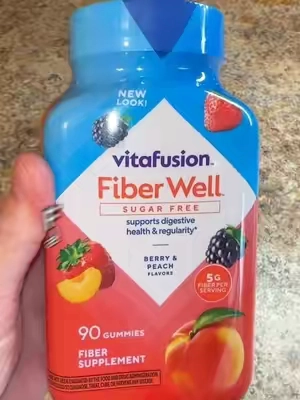 Support your digestive health with Vitafusion Fiber Well Sugar Free Gummies! 🍑🫐 Each serving delivers 5g of fiber with 0g sugar in delicious berry and peach flavors, making it an easy and tasty way to help support digestive health and regularity. A simple daily fiber supplement you’ll actually look forward to taking. #Vitafusion #FiberWell #FiberGummies #DigestiveHealth #SugarFree 