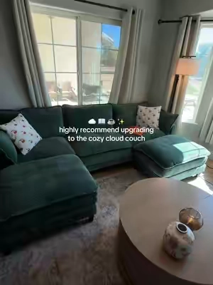 the ottoman turning into THAT always gets me 🤯 #cozycouch #cloudcouch #tiktokshopsummersale #tiktokshopbacktoschool #tiktokshopblackfriday 