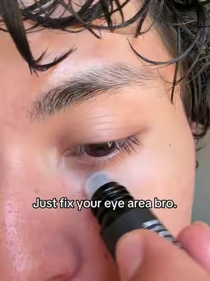easiest way to fix that eye area of yours.