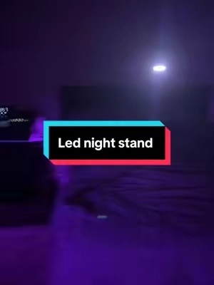 Top tier #lednightstand #lednightlight #nightstand #bedroominspo #bedroomideas 