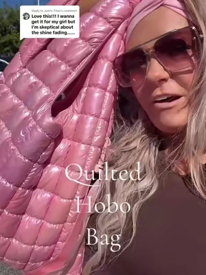 Replying to @Justin Time Lightweight, roomy, and seriously cute—your new everyday bag from @Rainbow Boutique LLC for work, travel, errands, and everything in between! ✨💖 #hobobag 