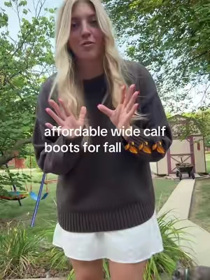 Affordable wide calf fall boots from Dr. Scholl’s. Love! #fallboots #fallshoes #falloutfits 