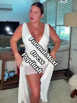 Formal Maxi Dress! #thicknstrong #dress #maxidress #formaldress #tiktokshopcreatorpicks 