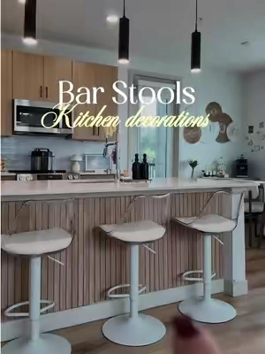 Sillas de Barra waterproof @Mojay Furniture #barstool #sillasdebarra #livingroomdecor 