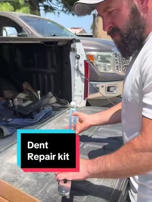 Before you file a claim check this out #dentrepair #bodywork #bodyshop #paintlessdentrepair #diyproject 