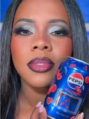 Let’s create the COOLEST look 🥶👀 using the ALL-NEW Pepsi Collection! 🤭💙 ✨ Pepsi Face and Body Palette 💙 Pepsi® Wild Cherry Lip Kit 🤍 Pepsi® Vanilla Lip Kit