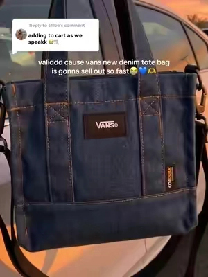 2026 vans lil pergs cute tote bag