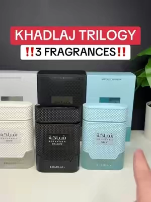 The 3 top tier khadlaj fragrances in a bundle 😮‍💨 #khadlajshiyaaka 