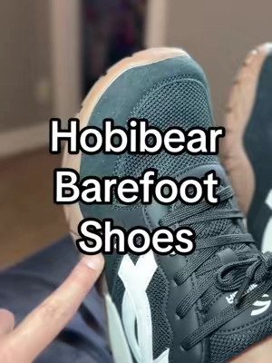 Barefoot Sneakers 🦶👟 for your foot health….plus they are so cute! #barefootshoes #widetoeboxshoes #comfortableshoes #widefootfriendly  #hobibearshoes 