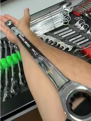 9PC Duratech Extra Long Ratcheting Wrenches - Metric  #mechanic #tools #wrench #carenthusiast #automotive 