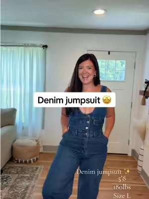 Obsessed with this jumpsuit every single time! #jumpsuit #denim #denimjumpsuit #cider #westernstyle 