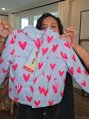 Jacket doble OM que bello #kidsfashion #kids 