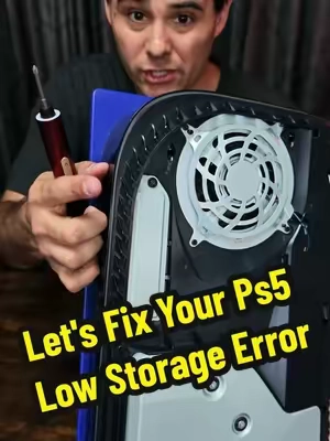 Let's Fix Your Ps5 Low Storage Error so your ready for the new gta6 drop! #ps5 #upgrade #storage #tiktokshopbacktoschool #gta6 