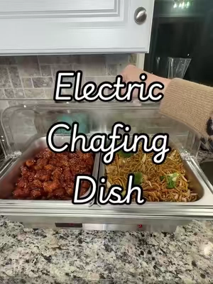 The Hosting Hack You Didn’t Know You Needed @Garvee Commercial #ChafingDish #ServingDish #FoodWarmer #TikTokShopSummerSale #PartyHosting 