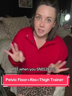MOMS! Help strengthen your pelvic floor muscles to tighten everything down there! This is so good for postpartum recovery or any time! #ThighMaster  #PelvicFloor  #PelvicFloorMuscles  #ThighExercises  #postpartum                
