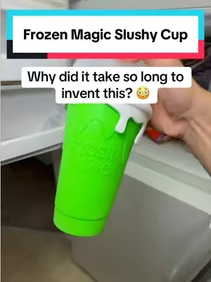 These are perfect to keep in the freezer for summer! #slushy #slushycup #slushie #summeressentials #kitchengadgets