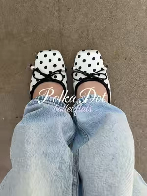 #balletflats #polkadot 