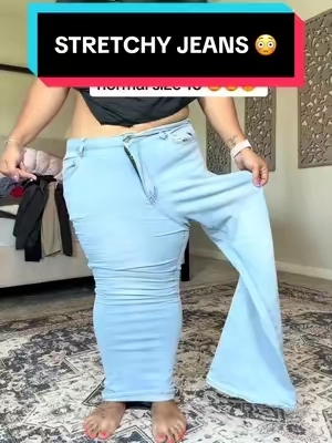 #PLUSSIZEJEANS #tiktokshopsummersale #stretchyjeans #stretchyjeansforwomen 