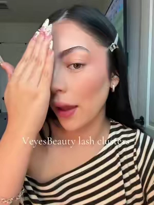 Using style Muse 💗 @VEYESBEAUTY #veyesbeauty #saigeenterprises #lashclusters 