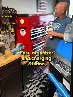 VEVOR tool organizer and charging station keeps your workspace clean and dialed in. Dual shelves, pegboard, and hooks let you store drills, screwdrivers, batteries, and hand tools all in one spot. Hang it, charge it, grab it-everything right where you need it. Built for fast access and real shop efficiency. #ToolOrganizer #VEVOR #GarageSetup #PowerTools #Workshop 